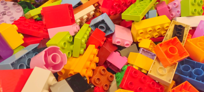 Lego Duplo kostky / Hrabárna kostek